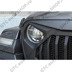 Grila radiator OFD Angry Eyes Jeep Wrangler JL - negru mat