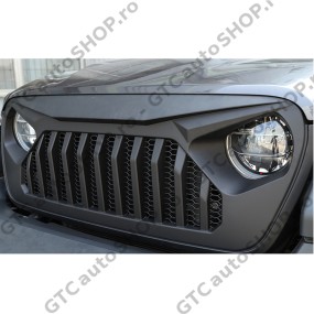 Grila radiator OFD Angry Eyes Jeep Wrangler JL - negru mat