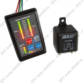 Sistem de gestionare a incarcarii pentru 2 baterii IBS - DBS 12V