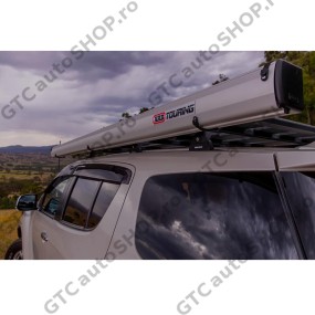 Marchiza ARB Touring 250 x 250 cm in carcasa aluminiu Argintiu si iluminare