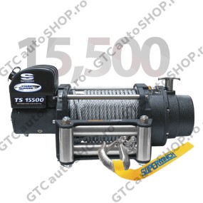 Troliu Superwinch Tiger Shark TS 15500 cablu otel