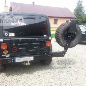 Suport roata rezerva F4x4 Jeep Wrangler TJ