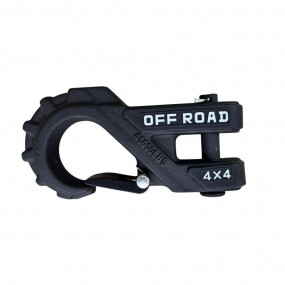 Cârlig troliu heavy-duty, negru, pentru trollii cu cablu sintetic, 45000 lbs - max. 20.000 kg, EMD4x4