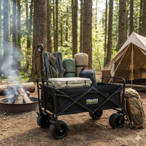 Cărucior de transport pliabil pentru outdoor, camping și excursii, capacitate 150 kg, EMD4x4