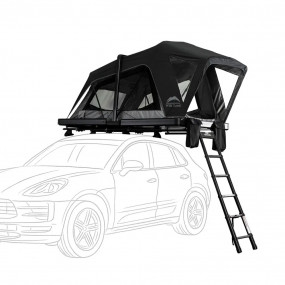 Cort auto compact Summit Explorer 140 Wild Land, carcasă dură din aluminiu, design aerodinamic, spațiu maxim în format compact