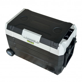 Frigider auto portabil cu roti 35.5 L, cu compresor, alimentare 12V/24V/220V, Bluetooth, control digital, -20°C +20°C EMD4x4