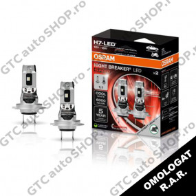 Becuri LED H7 Osram Night Breaker Speed omologate RAR
