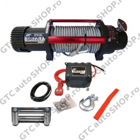 Troliu Grizzly Winch 13000 cablu otel