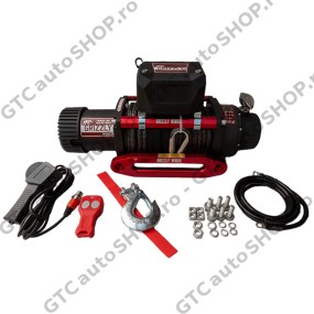 Troliu Grizzly Winch 13000 cablu sintetic