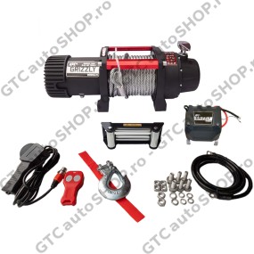 Troliu Grizzly Winch 8500 cablu otel