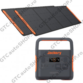 Set Statie electrica Jackery Explorer 2000 PRO + Doua panouri solare Jackery SolarSaga 200W