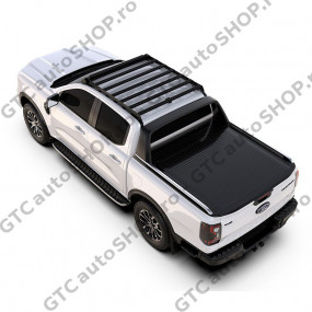 Portbagaj aluminiu Front Runner Slimsport Ford Ranger  / Raptor 2022+ cu montare LED Bar Osram VX1000-CB