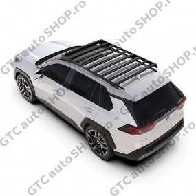 Portbagaj aluminiu Front Runner Slimsport Toyota Rav4 dupa 2019 cu montare LED Bar Osram VX1000-CB