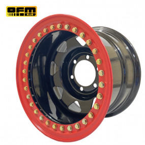 Janta cu beadlock OFM 16x8J, 6x139.7, ET-35 Black