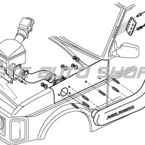 Snorkel Safari Land Rover Discovery I fara ABS