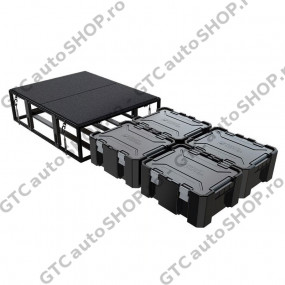 Sistem de stocare ingust cu 4 cutii Wolf Pack Pro incluse Front Runner