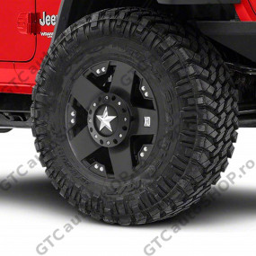 Janta aliaj XD Series Rockstar XD775 17x8J, 5x127, ET+10 JEEP WRANGLER JK Black