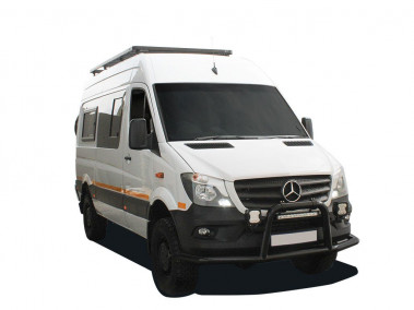Portbagaj Front Runner Slimline II Tall Mercedes Sprinter 144in/170in / L2/L3 / MWB/LWB cu șine OEM (2006-prezent)