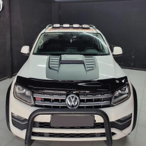 Ornament capotă negru, plastic ABS, Volkswagen Amarok (2010+), Nissan Navara NP300 (2016+), Toyota Hilux (2016+), Mitsubishi L200 (2019+) Safari