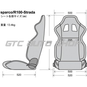 Scaun Sparco R100 Textil