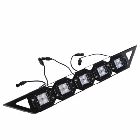 Set de proiectoare LED cu suport, compatibil cu portbagaje AQM4WD