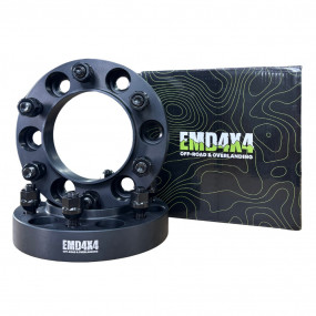 Set flanse distantiere 30mm, 6x139.7, M12x1.5, CB106.1, Toyota Hilux 1997-2025 (cu inel de centrare) Emd4x4