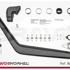 Snorkel Bravo Mitsubishi Pajero 2 NH 1990 - 2000