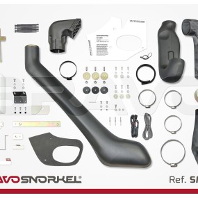 Snorkel Bravo Mitsubishi Pajero 4 V80 2007-prezent